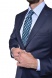 Modrý Slim Fit Oblek