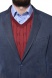 Grey - blue cotton blazer
