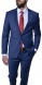 Modrý Ultra Slim Fit oblek