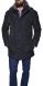 Dark blue winter parka