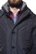 Dark blue winter parka