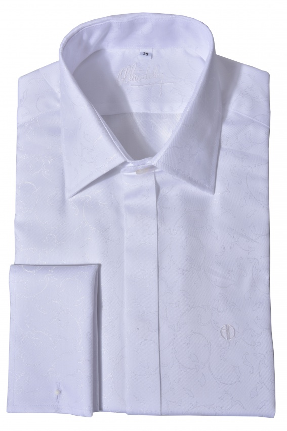 White formal Extra Slim Fit shirt - Shirts - E-shop | alaindelon.co.uk