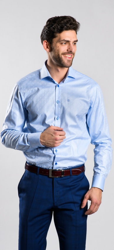 LIMITED EDITION modrá Slim Fit košeľa