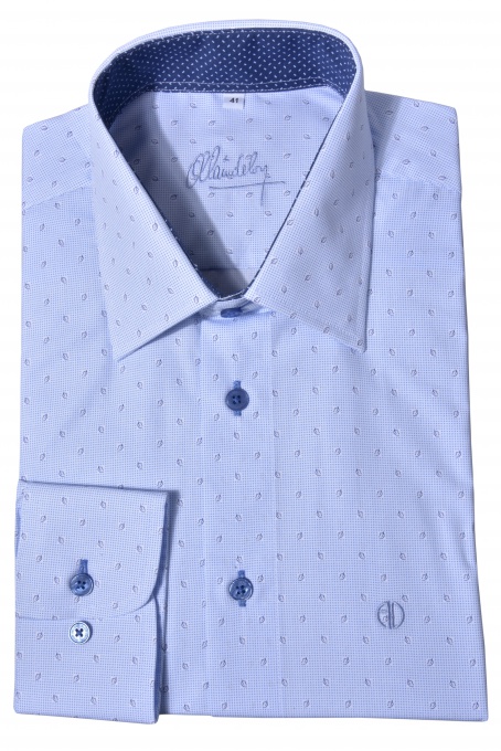 Modrá Classic Fit business košeľa