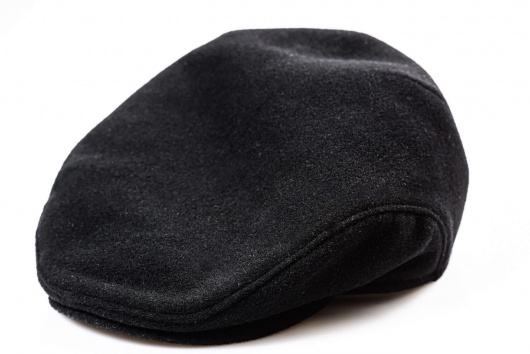 Black wool cap
