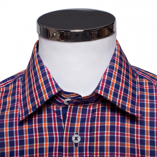 Károvaná voľnočasová Classic Fit košeľa