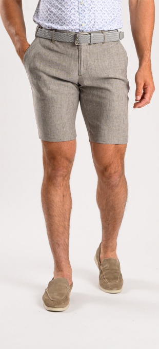 Brown Linen shorts
