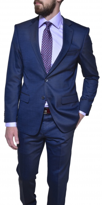 Blue Slim Fit business suit