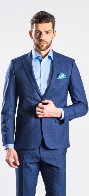 LIMITED EDITION Dark blue wool suit