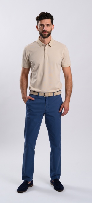 Blue Casual Trousers