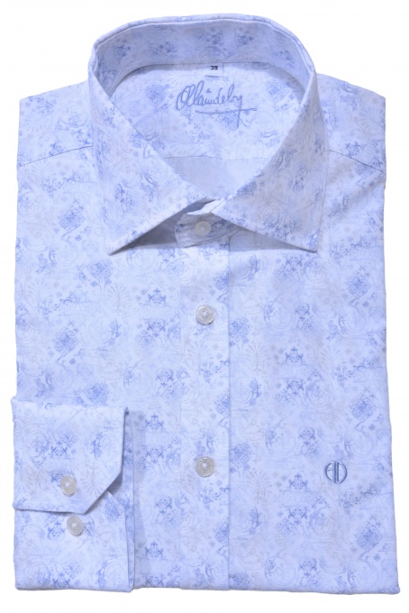LUXURY LINE Printed Extra Slim Fit shirt