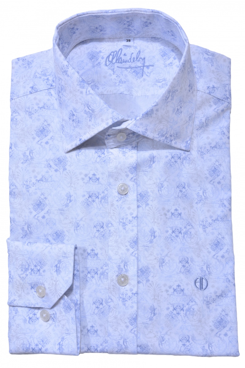 LUXURY LINE Printová Extra Slim Fit košeľa
