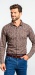 Bold patterned Stretch Extra Slim Fit non-iron shirt