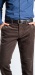 Dark brown corduroy chinos