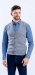 Grey knitted waistcoat