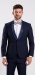 Blue wedding suit jacket