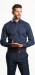 Dark blue patterned Extra Slim Fit shirt