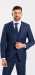 Dark blue Slim Fit Suit with Waistcoat