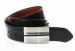 Reversible leather belt