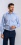 Pale blue Slim Fit shirt with subtle wave pattern