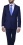 Modrý vlnený Slim Fit oblek