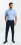 Blue Patterned Slim Fit Short-Sleeve Shirt