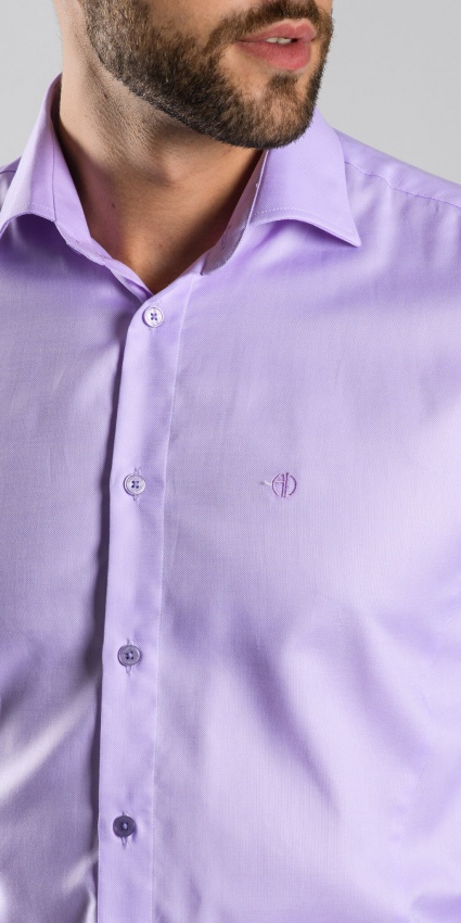 Purple Extra Slim Fit Business shirt - Shirts - E-shop | alaindelon.co.uk