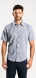 Dark blue Extra Slim Fit short sleeved shirt