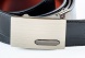 Reversible leather belt with easy fix buckle