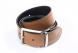 Reversible leather belt