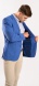 Royal blue blazer with linen XL sizes