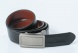 Reversible leather belt with easy fix buckle