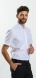 White Extra Slim Fit Short-Sleeve Shirt