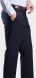 Dark blue suit trousers