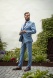 Light Blue Slim Fit Suit - XL Sizes