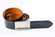 Reversible leather belt with easy fix buckle