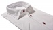 White crepe Slim Fit short sleeved shirt