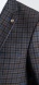 Brown - blue checkered blazer