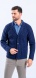 Blue wool cardigan