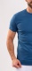 Blue T-shirt with patent