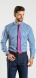 Modrá Slim Fit business košeľa