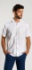 White Extra Slim Fit short sleeved shirt