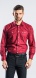 Red checkred Slim Fit shirt - Basic Line