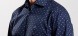 Dark blue casual Extra Slim Fit shirt