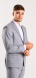 Grey Checkered Slim Fit Suit