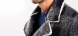 Checkered shearling jacket