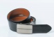 Reversible leather belt with easy fix buckle