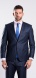 Tmavomodrý Slim Fit oblek