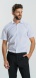 White Slim Fit Short-Sleeve Shirt
