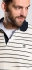 Creme long sleeved polo shirt